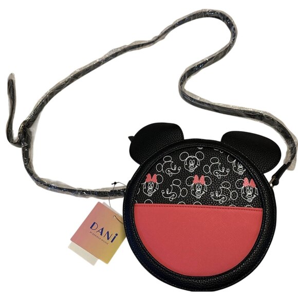 DANI by Danielle Nicole Disney's Minnie Mickey Mouse Black Crossbody Purse (NWT) - Picture 1 of 16